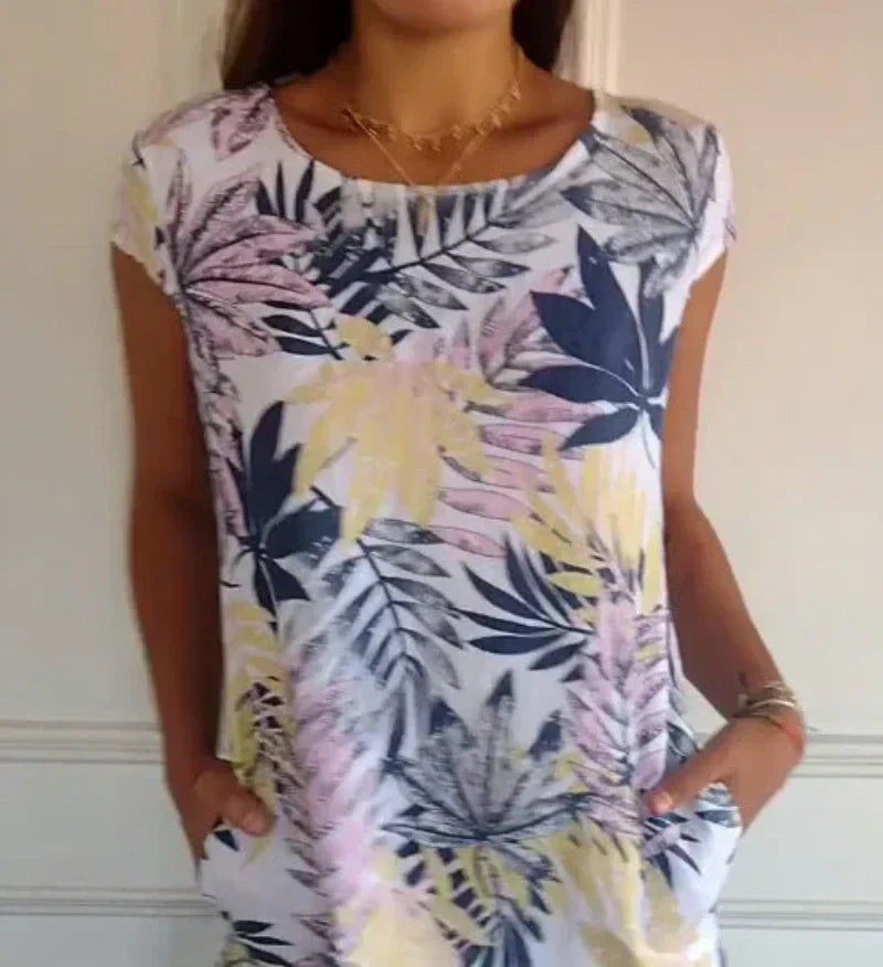 Adeline | Relaxed spring dress with pockets