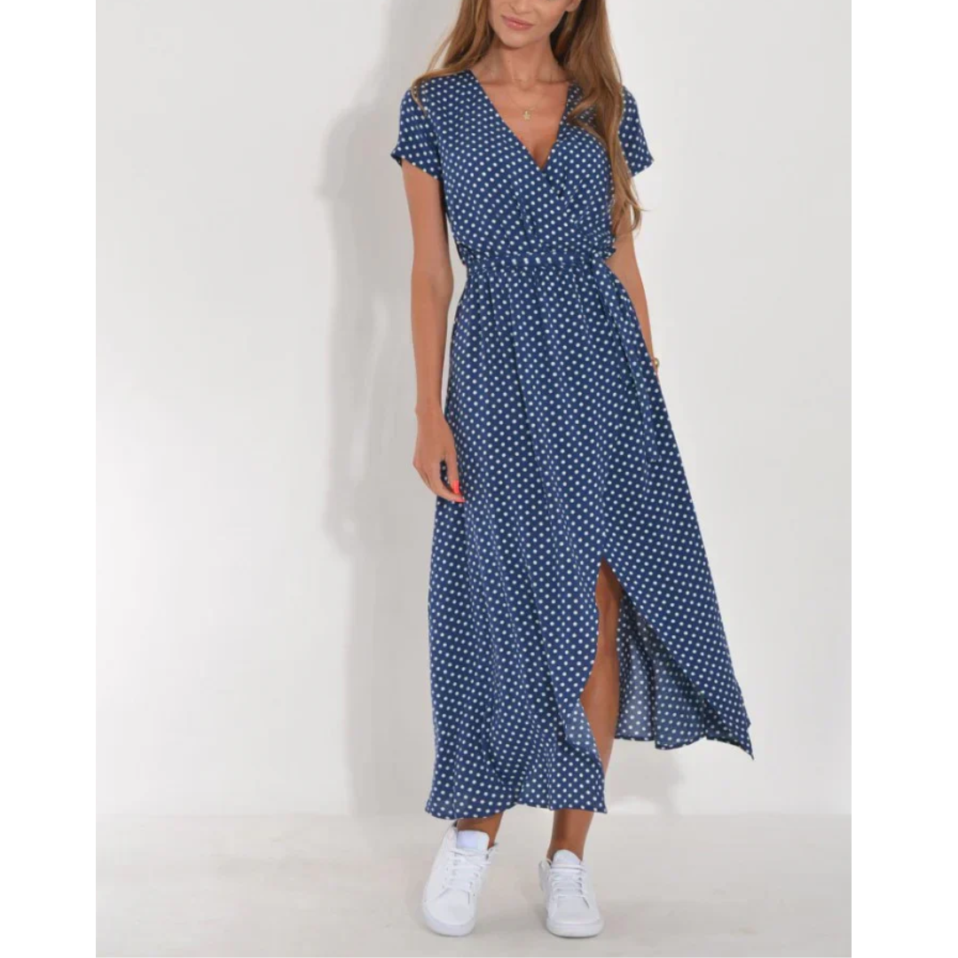 Suzanne | Elegant kjole med V-udskæring