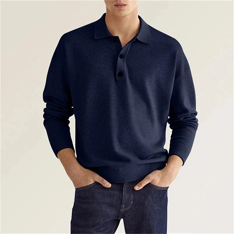Basic polo (lange mouwen)