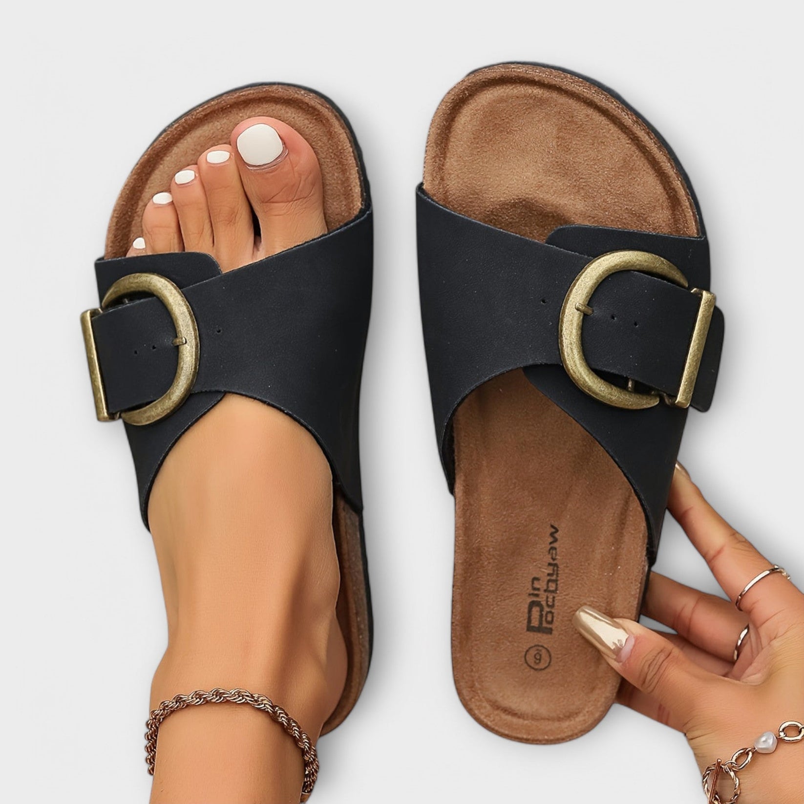 Line | Stilfulde komfortsandaler