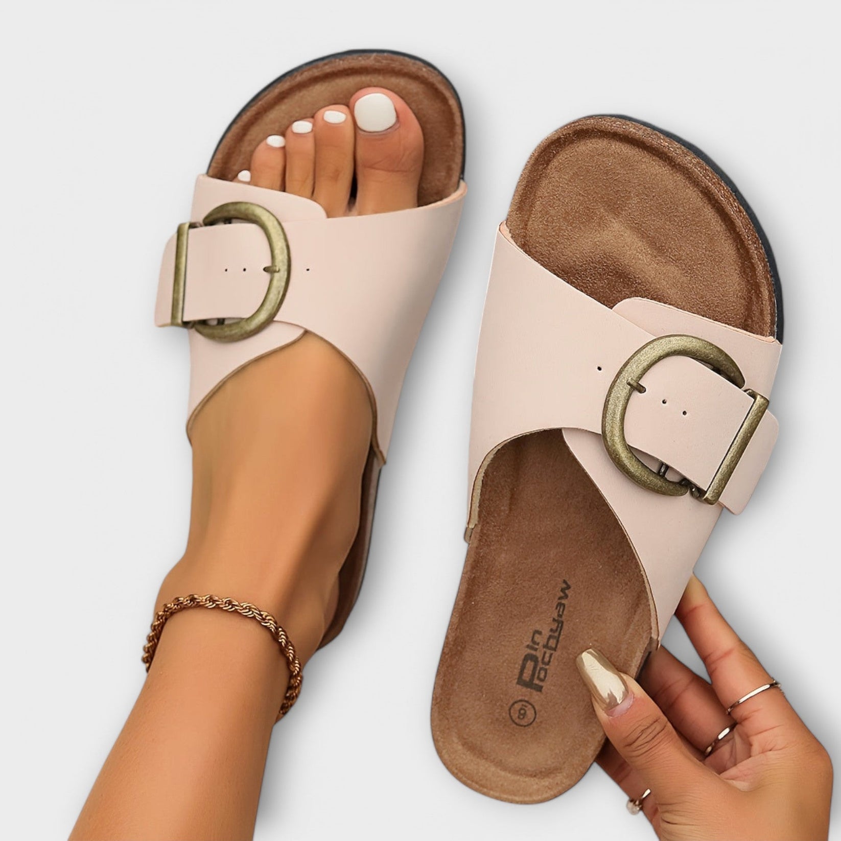 Line | Stilfulde komfortsandaler