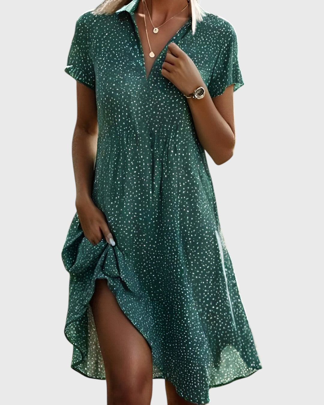 Odette | Refined and flowing midi dress for a free and confident style