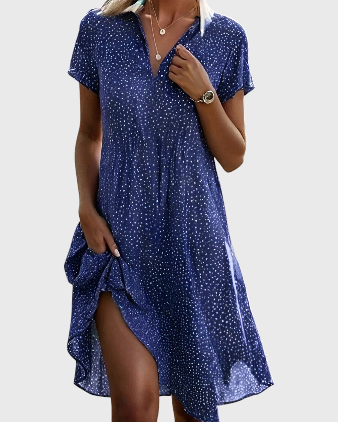Odette | Refined and flowing midi dress for a free and confident style