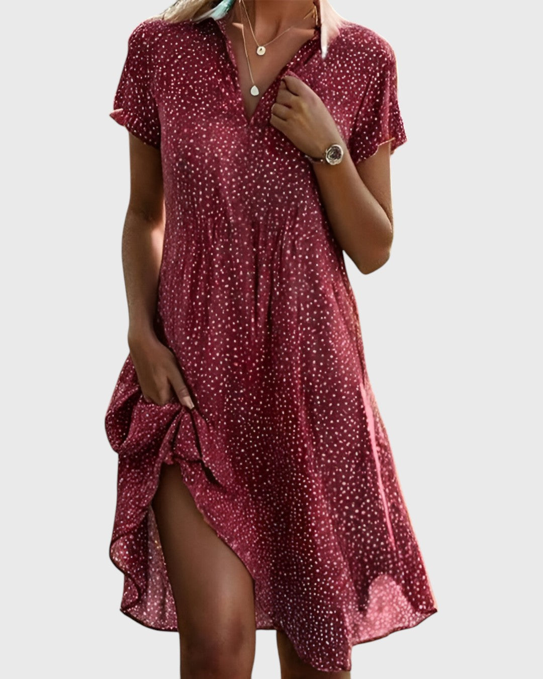 Odette | Refined and flowing midi dress for a free and confident style